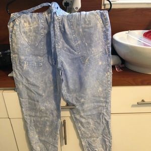 Forever 21 denim joggers size small